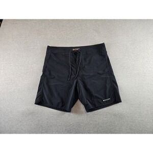 Oakley Shorts Mens 38 Black Regular Fit Golf Outdoor Performance Logo 9" Inseam